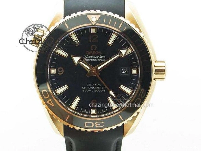 1218 Planet Ocean GMT 43.5mm V6F Goodplanet Orange Marker Blue Dial On SS Bracelet A ModernLook 8215